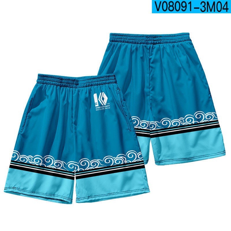 Quần Short Đi Biển Nửa Thân Phong Cách Spongebob SquarePants Pie Daxing Thời Trang Mùa Hè Giản Dị Dành Cho Bạn Nam Mặc Đi Biển