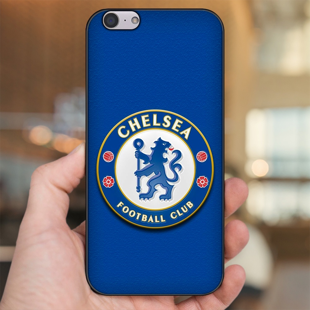 Ốp lưng Oppo A39, F3 Lite viền đen in hình Chelsea FC