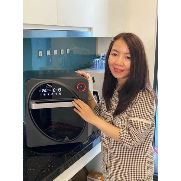 Nồi Chiên Không Dầu Kiêm Nướng Hatix G15