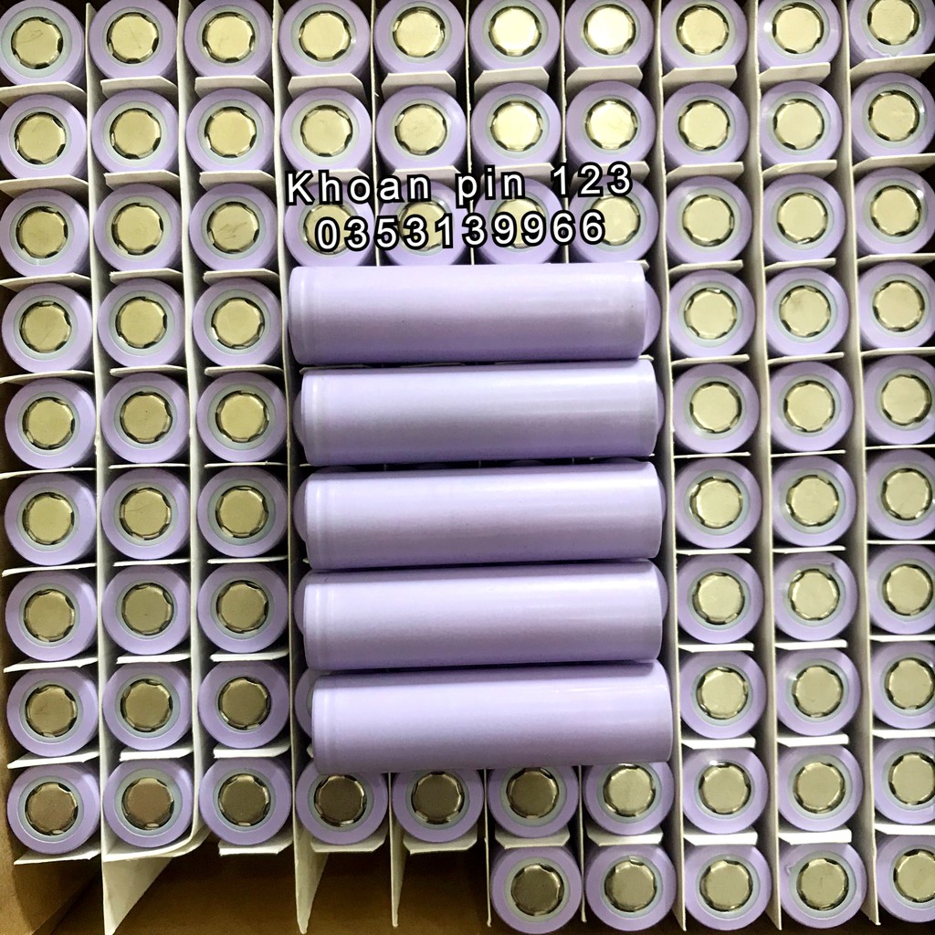 Cell pin 18650 zin mới 100% dung lượng 2500 mAh 5C