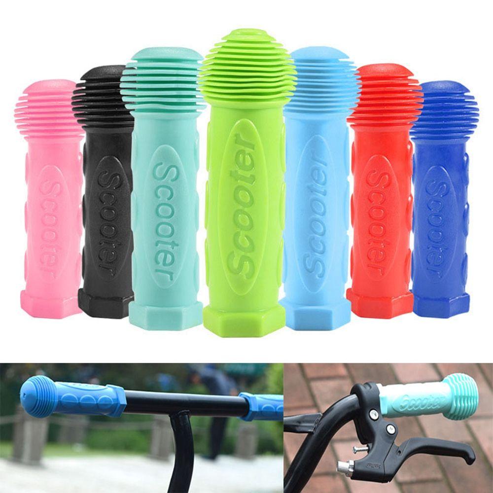 1 Cặp Bọc Tay Lái Xe Đạp Trẻ Em Bằng Cao Su Dài 11cm Nhiều Màu Chống Trượt