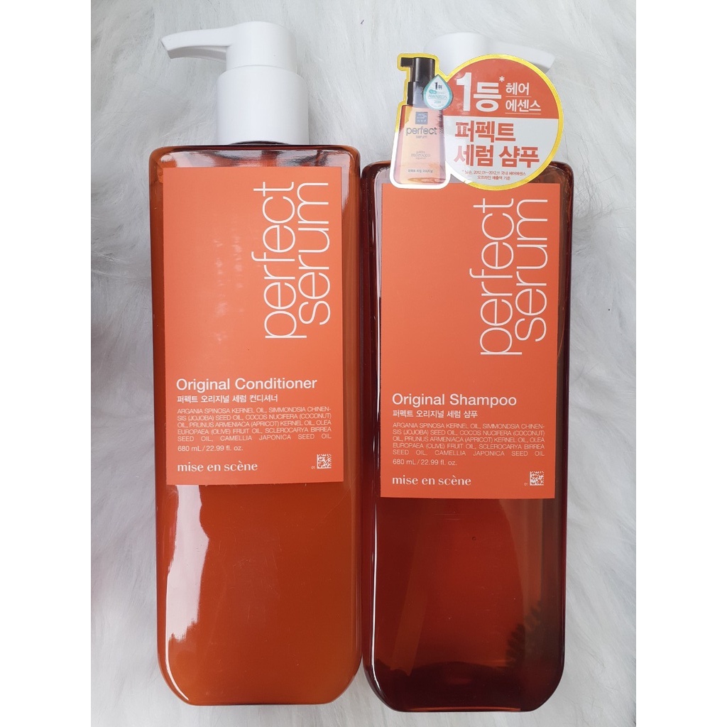 Dầu Gội/ Dầu Xả Mise En Misen Scene Perfect Serum 680ml