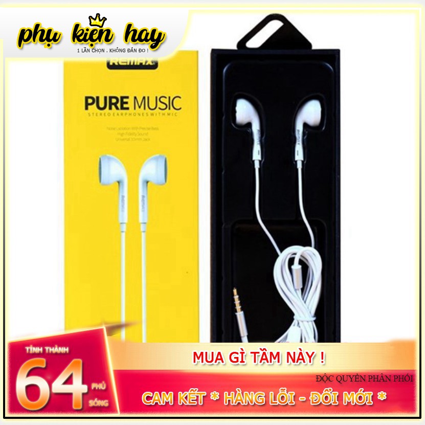 Tai Nghe Dây REMAX RM-303 Jack 3.5mm