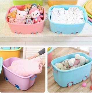 Thùng đựng đồ chơi có bánh xe