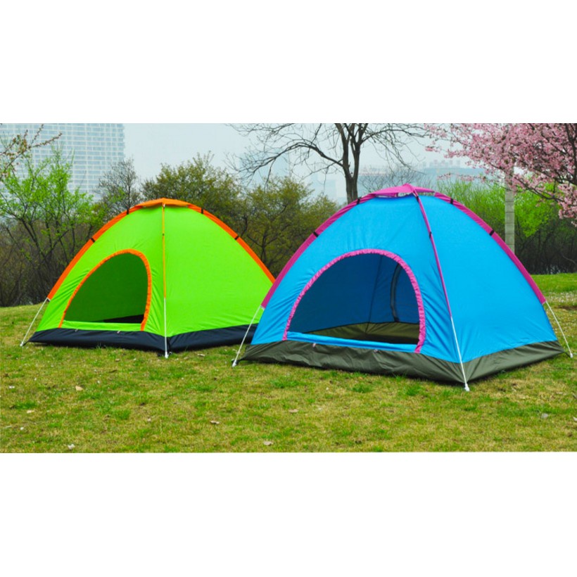 lều cấm trại 2 người tự bung - vải dù chấm thấm nước chống uv cực tốt