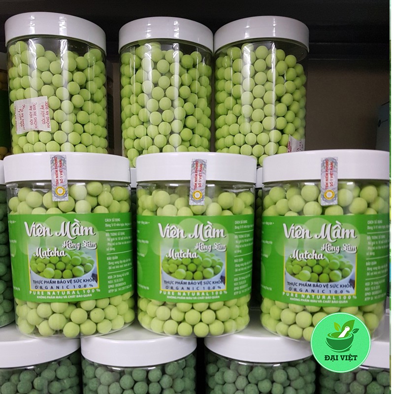 [Hộp 500gr] Viên mầm đậu nành hồng sâm matcha tăng vòng 1, đẹp da, tăng sinh lý nữ có giấy chứng nhận ATTP - DV937 | BigBuy360 - bigbuy360.vn