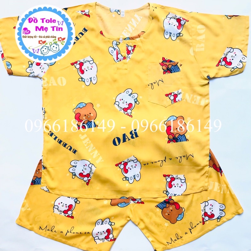 Đồ tole ( lanh) bé trai size 12(29-32kg) - ib shop gửi màu còn