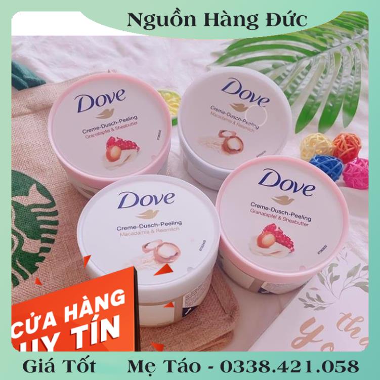 [auth] Tẩy da chết body DOVE nội địa Đức, Đủ Bill và Review [Hot]