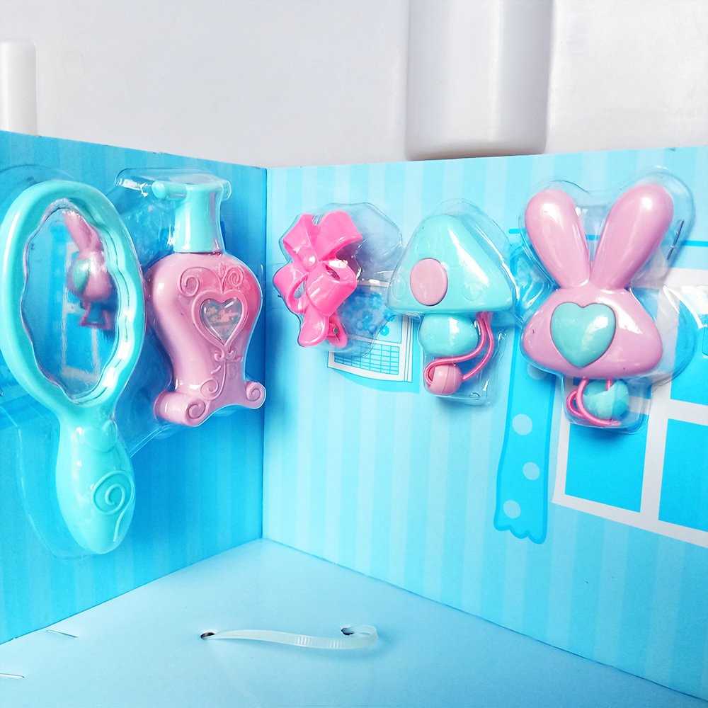 Đồ chơi 2 trong 1 bé vừa nuôi thú cưng vừa làm bác sĩ-Mô hình lồng nuôi thú cưng cún chó Mèo