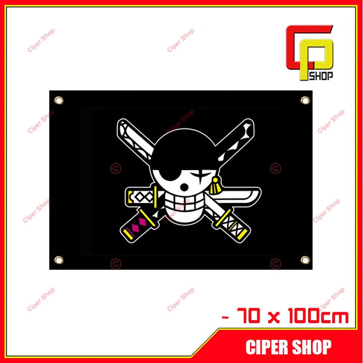 Cờ hải tặc One Piece - Cờ luffy, cờ râu trắng, cờ law, cờ zoro, cờ sanji
