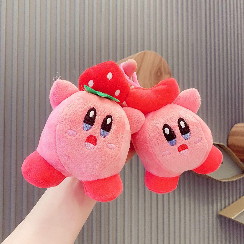 Móc Chìa Khóa Hình Ngôi Sao Kirby Chất Liệu Cotton PP Độc Đáo Dễ Thương Giá Đỡ
