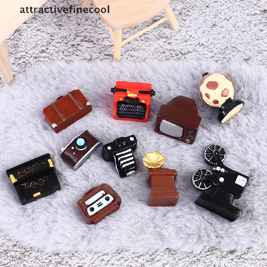 Đồ Chơi Mô Phỏng Đài Radio / Quả Địa Cầu Mini Cho Nhà Búp Bê
