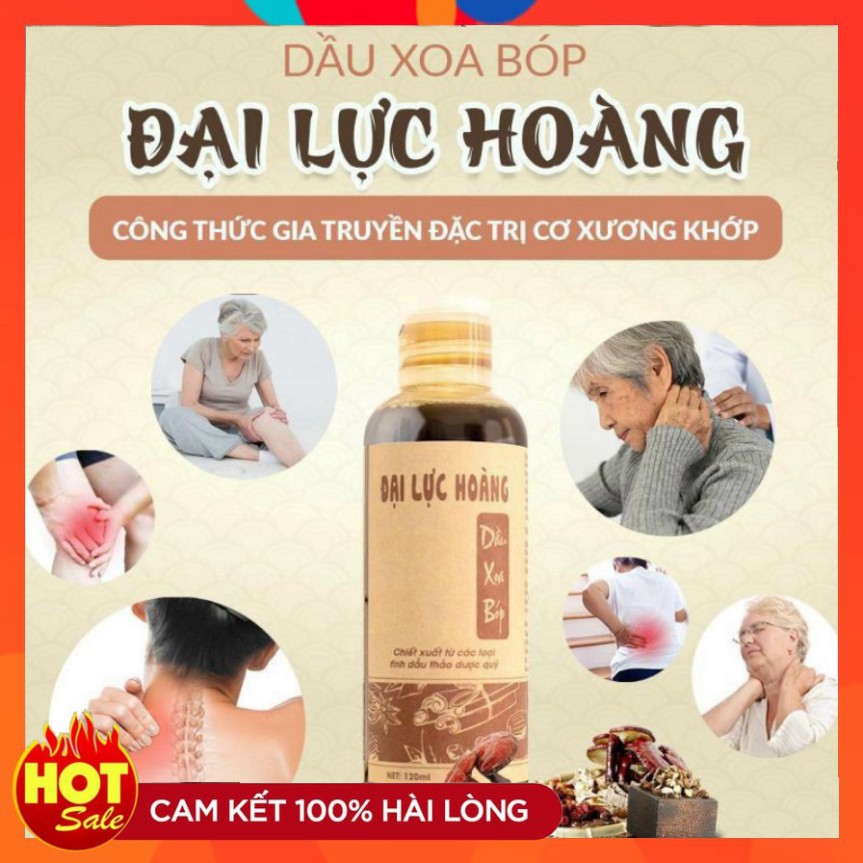 Dầu xoa bóp Đại Lực Hoàng dung tích 120ml- giải pháp hỗ trợ cơ xương khớp