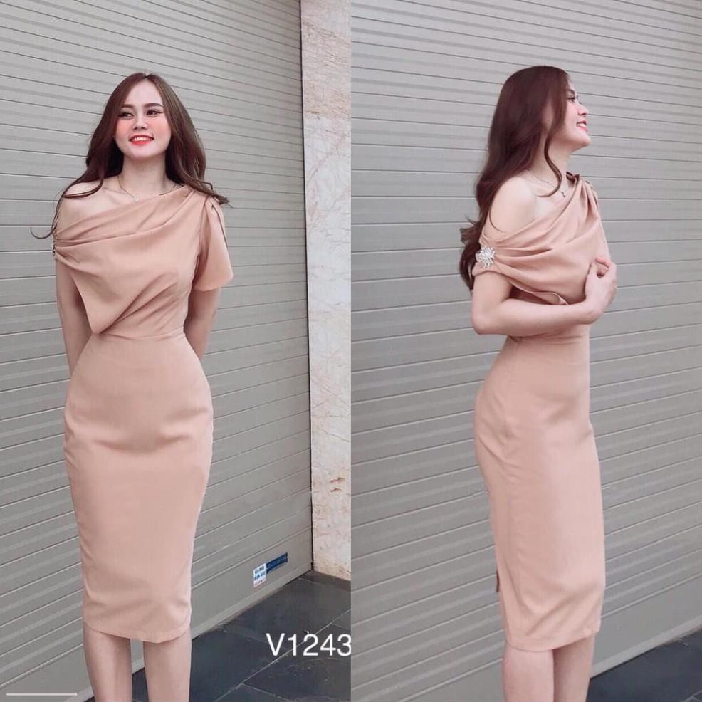 VÁY BODY LỆCH VAI GỢI CẢM V243
