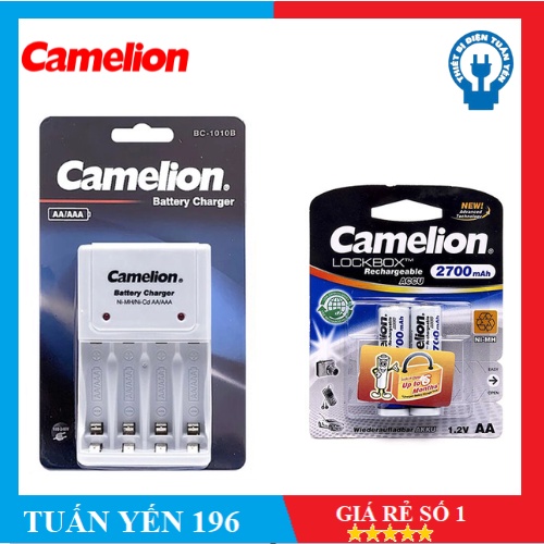 Bộ sạc Pin tiểu AAA  và AA  Camelion BC-1010B