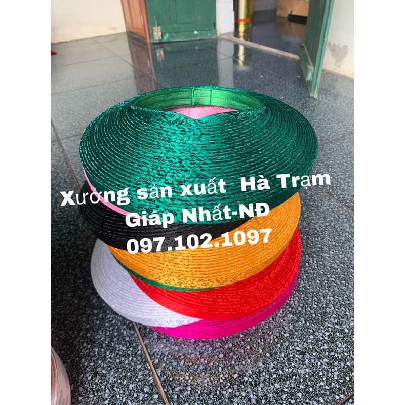 Khăn Xếp/Khăn Mấn/Khăn Đóng Vải Gấm 25 vòng-Hầu Đồng, Số vòng thông dụng dành cho Cô Cậu Hầu Đồng