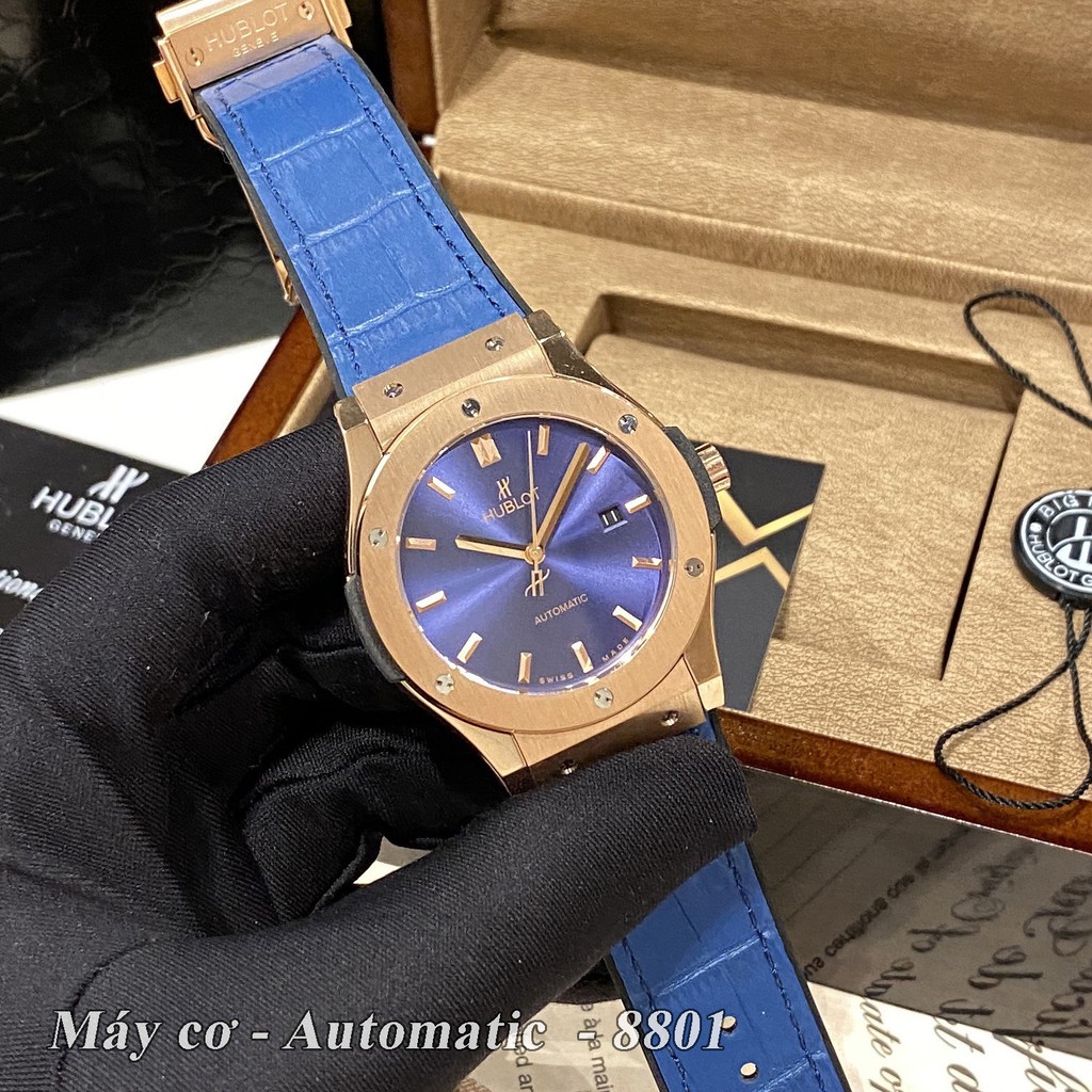 Đồng hồ nam Hulo máy cơ automatic mặt tròn bản classic bảo hành 12m DH8801 Shop114 | BigBuy360 - bigbuy360.vn