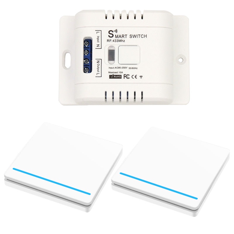 Công tắc rơ le điều khiển từ xa không dây DIESE 433Mhz AC 90V ~ 250V RF thích hợp cho đèn LED/ bóng đèn