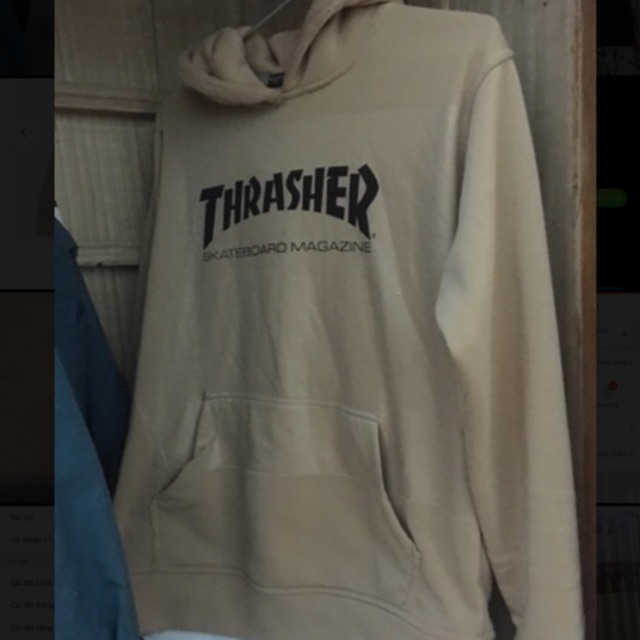 Áo hoodie Thrasher áo new