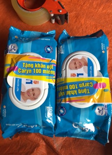 10 Gói khăn ướt Caryn 100 tờ