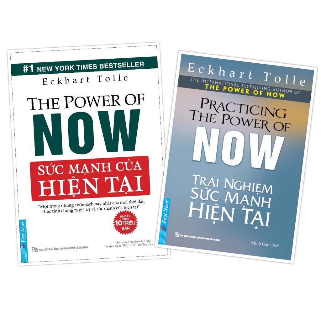 Sách Combo Sức Mạnh Của Hiện Tại + Trải Nghiệm Sức Mạnh Hiện Tại - First News - FIN