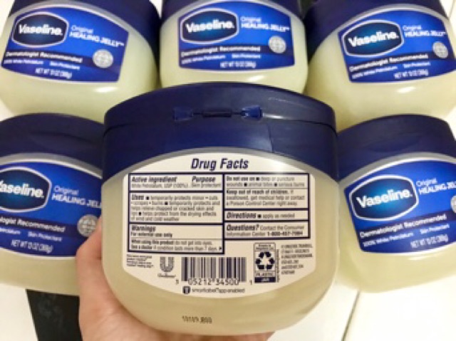 49Gr Kem Dưỡng Ẩm Vaseline 100%  White Petroleum Jelly Healing Original