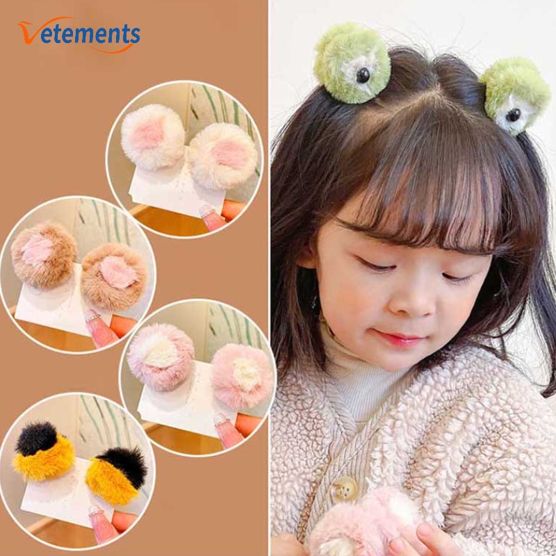 1 Cặp Kẹp Tóc Tai Mèo Hoạt Hình Dễ Thương Dành Cho Nữ