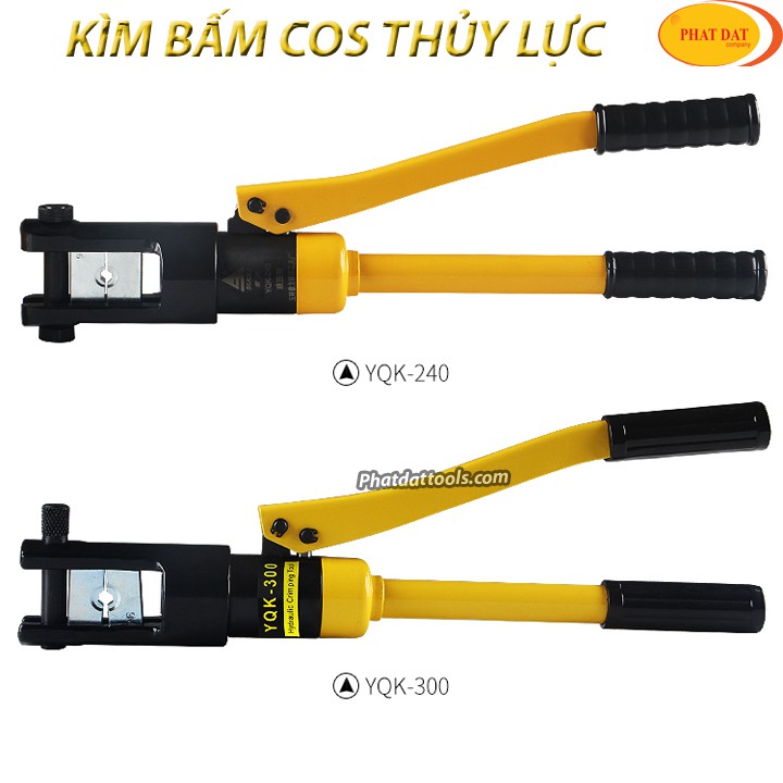 Kìm bấm cốt thủy lực PADA YQK300 bấm cos ép chặt đầu cos từ 16-300mm Bảo Hành 6 Tháng