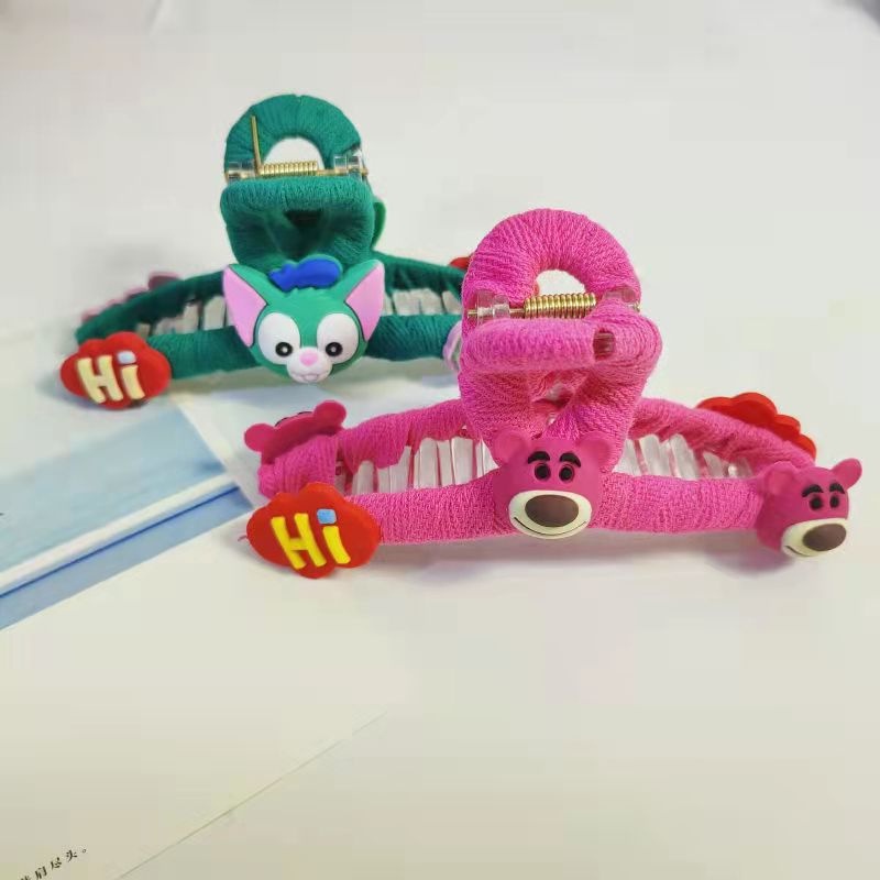 Kẹp Tóc Hình Cá Mập/Gấu/Dâu Tây Kiểu Nhật Bản Dễ Thương