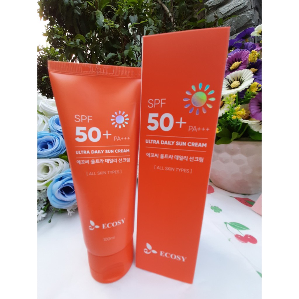 Kem Chống Nắng Ecosy /Ecotop kiềm dầu- chống thấm- bổ sung collagen - Ecosy Ecotop Sunblock