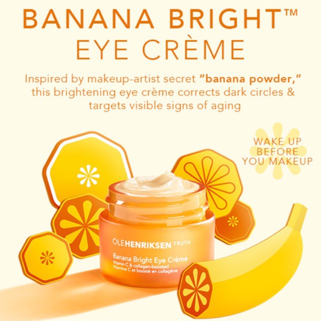 [ Minisize 3ml/ 7ml ] Kem sáng da vùng mắt Ole Henriksen Banana Bright Eye Crème