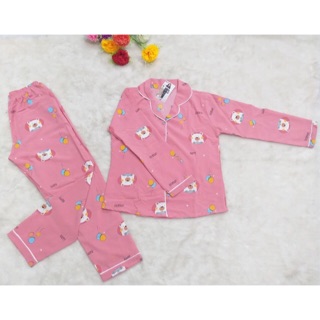 Sỉ, lẻ Bộ pijama lụa thái loại 1 bán shop tay dài quần dài