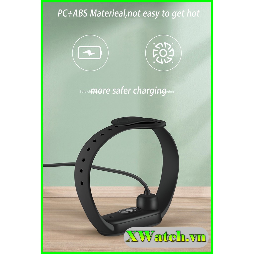 Dây Sạc, cáp sạc Cho Xiaomi Mi band 2 3 4 5 6 7 Miband 5 chính hãng MIJOBS