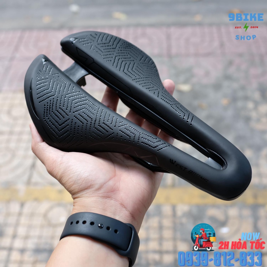 Yên xe đạp thể thao thoáng khí WB 1136