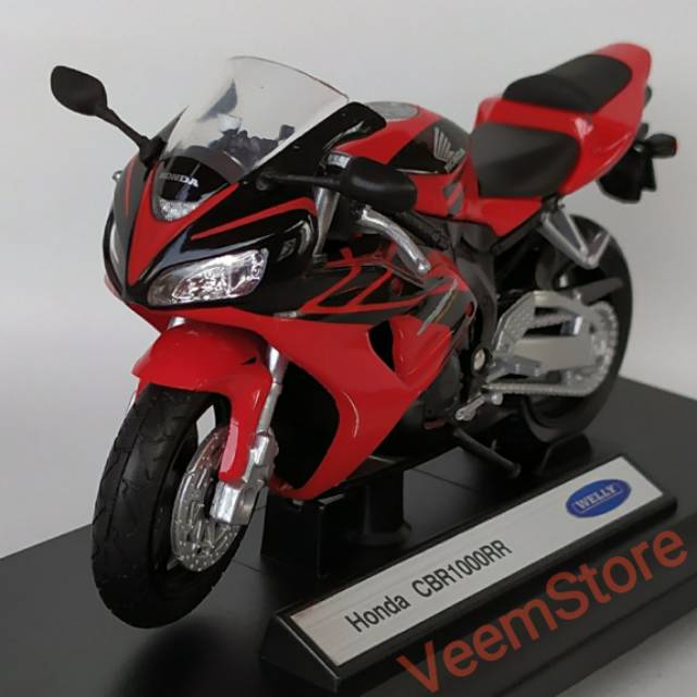 Mô Hình Xe Mô Tô Honda Cbr 1000rr Tỉ Lệ 1: 18