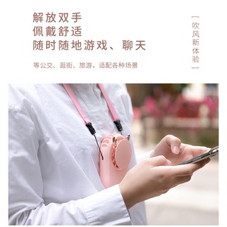 Hot - Quạt mini đeo cổ F7