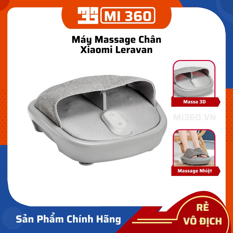 Máy Massage Chân Xiaomi Leravan  LF-ZJ007-MGY✅ Massage Nhiệt Giảm Đau Hiệu Quả✅ Hàng Chính Hãng