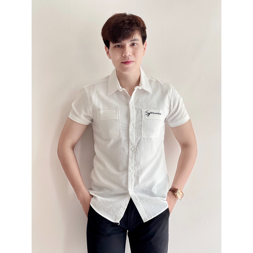 ÁO SƠ MI NAM TAY NGẮN CHẤT ĐŨI MỀM MÁT HÀNG ĐẸP | BigBuy360 - bigbuy360.vn