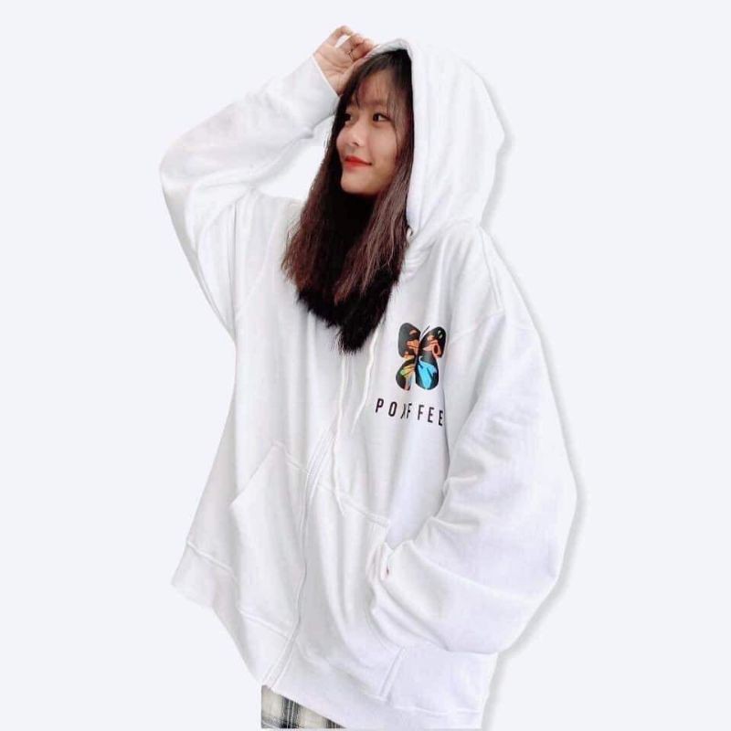 -HÀNG NHẬP KHẨU 🌈𝗡𝗘𝗪 𝗔𝗥𝗥𝗜𝗩𝗔𝗟💢  Áo Khoác Hoodie Dây Kéo Form Rộng POXY Ulzzang (ẢNH THẬT) Liên hệ mua hàng 08