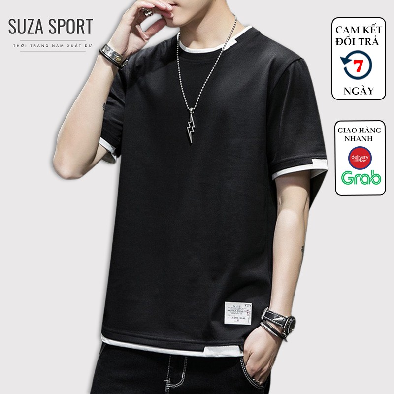 Áo thun Unisex A04 Basic Tee, phông trơn Suza nam nữ tay lỡ oversize form rộng nhiều màu | BigBuy360 - bigbuy360.vn