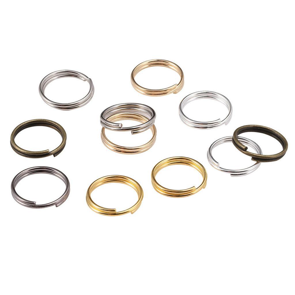 Bộ 200 vòng nối St.kunkka làm đồ trang sức thủ công cỡ 4 5 6 7 8 10 12 14 16 20 mm
