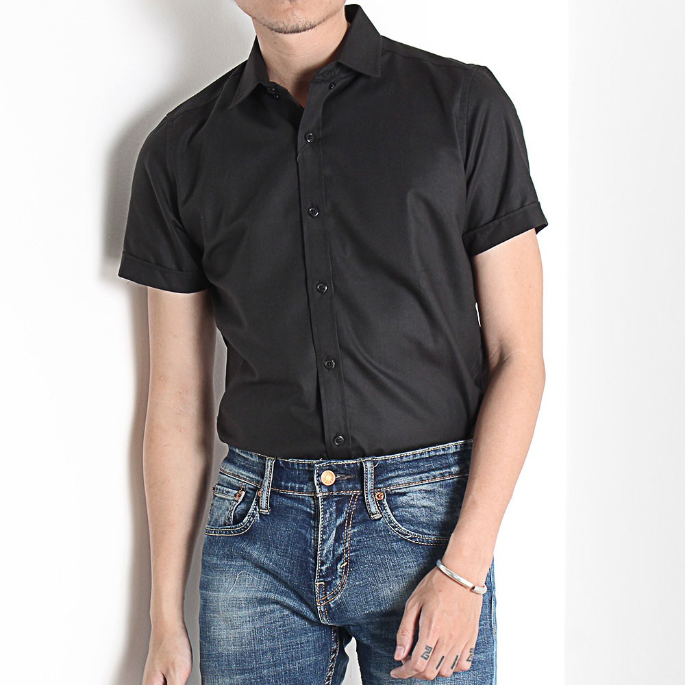 Áo Sơmi tay ngắn Slimfit - chất lụa siêu mượt vải siêu nhẹ, siêu mềm mịn ! | BigBuy360 - bigbuy360.vn