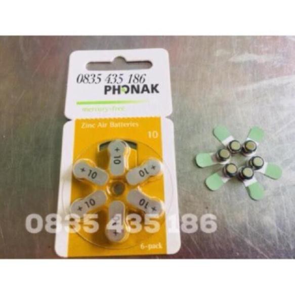 (Hàng về) Pin Máy Trợ Thính-Pin A10 Phonak