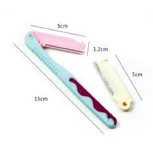 Bộ dao cạo lông mày set gồm 2 lưỡi cạo thay thế siêu sắc vrg1264 SHIPNHANH88