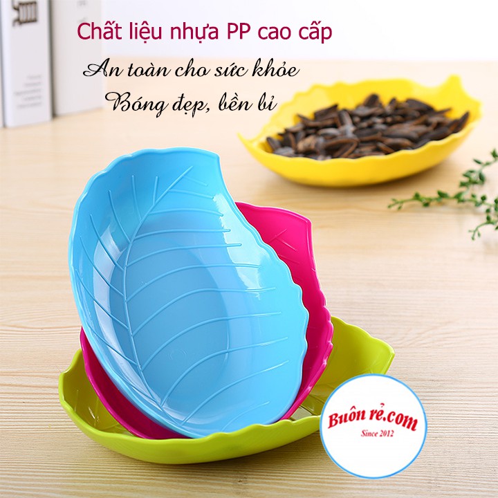 Đĩa nhựa hình lá VIỆT NHẬT PLASTIC 2 size (MS:1241/1242) - mẫu mới siêu xinh - Buôn Rẻ 01226