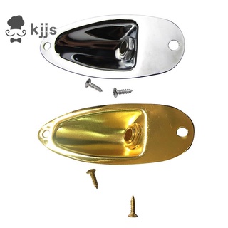 1 Jack cắm jack cắm 1/4 inch 6.35mm mạ chrome cho đàn guitar/tàu thuyền