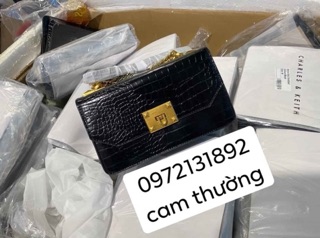 Túi khoá đúc nhọn da rắn( ảnh thật)