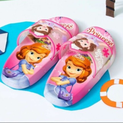 DÉP LÊ CÔNG CHÚA ELSA ĐẾ MỀM DẺO BÉ GÁI