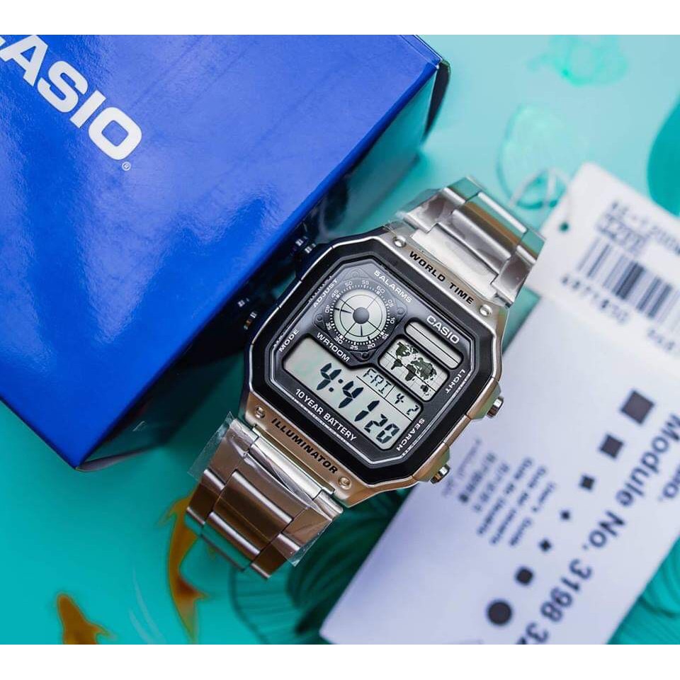 Đồng Hồ Nam Casio Dây Kim Loại 🍁FREESHIP🍁 Giảm 50k Khi Nhập Mã [CASIONAM] Đồng Hồ Casio Chính Hãng