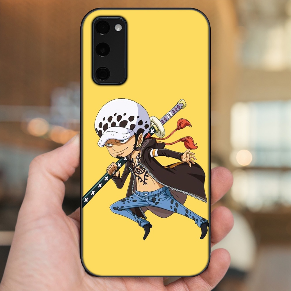 Ốp lưng Samsung S20 FE viền đen in hình Law One Piece